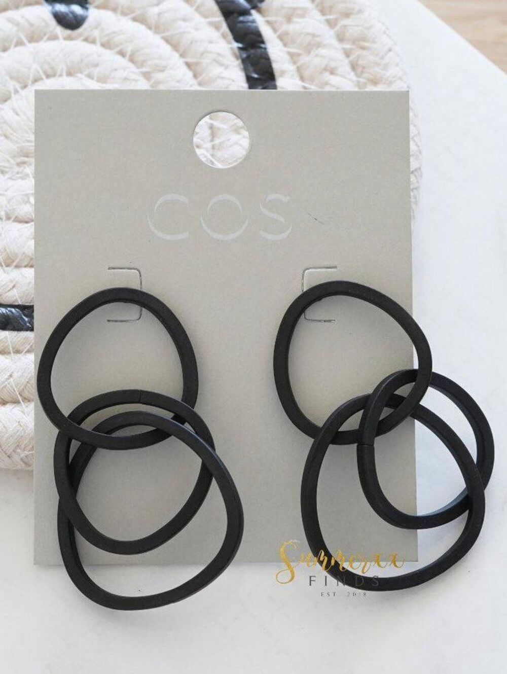COS Wire Layered Earrings